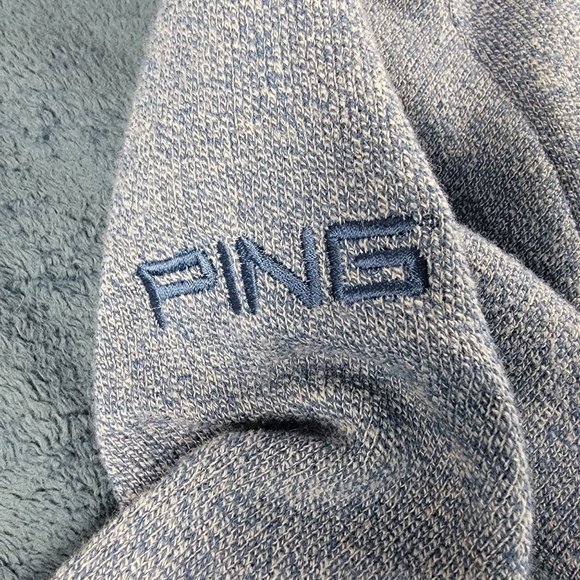 Ping Collection Mens Small Gray Pull Over Sweater Long Sleeve Comfort Warm - Picture 6 of 10